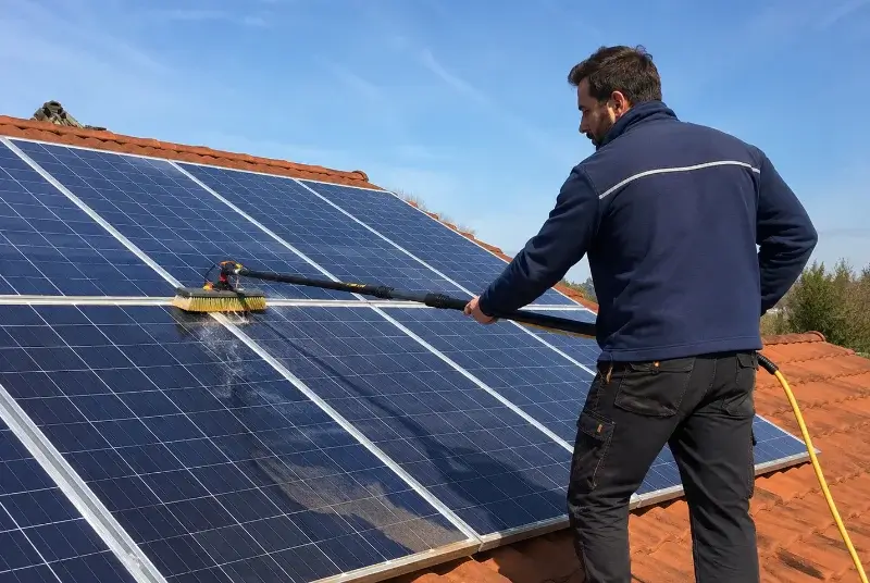 Nettoyage et entretien de panneaux solaires à Rochefort-en-Terre